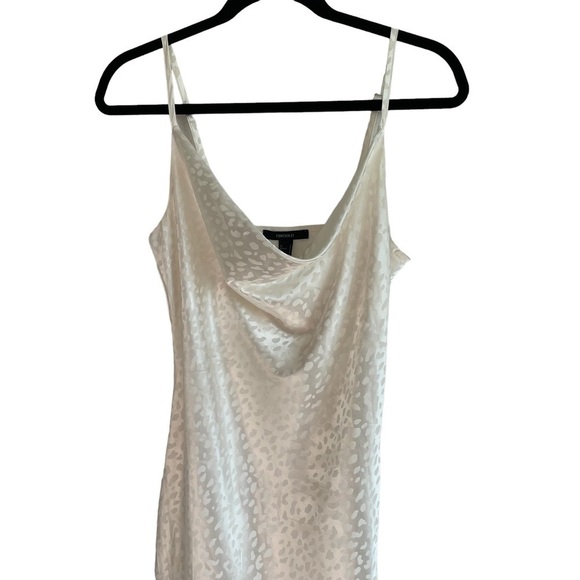 Forever21 Satin Leopard Print Slip Dress, Size S - Picture 6 of 10